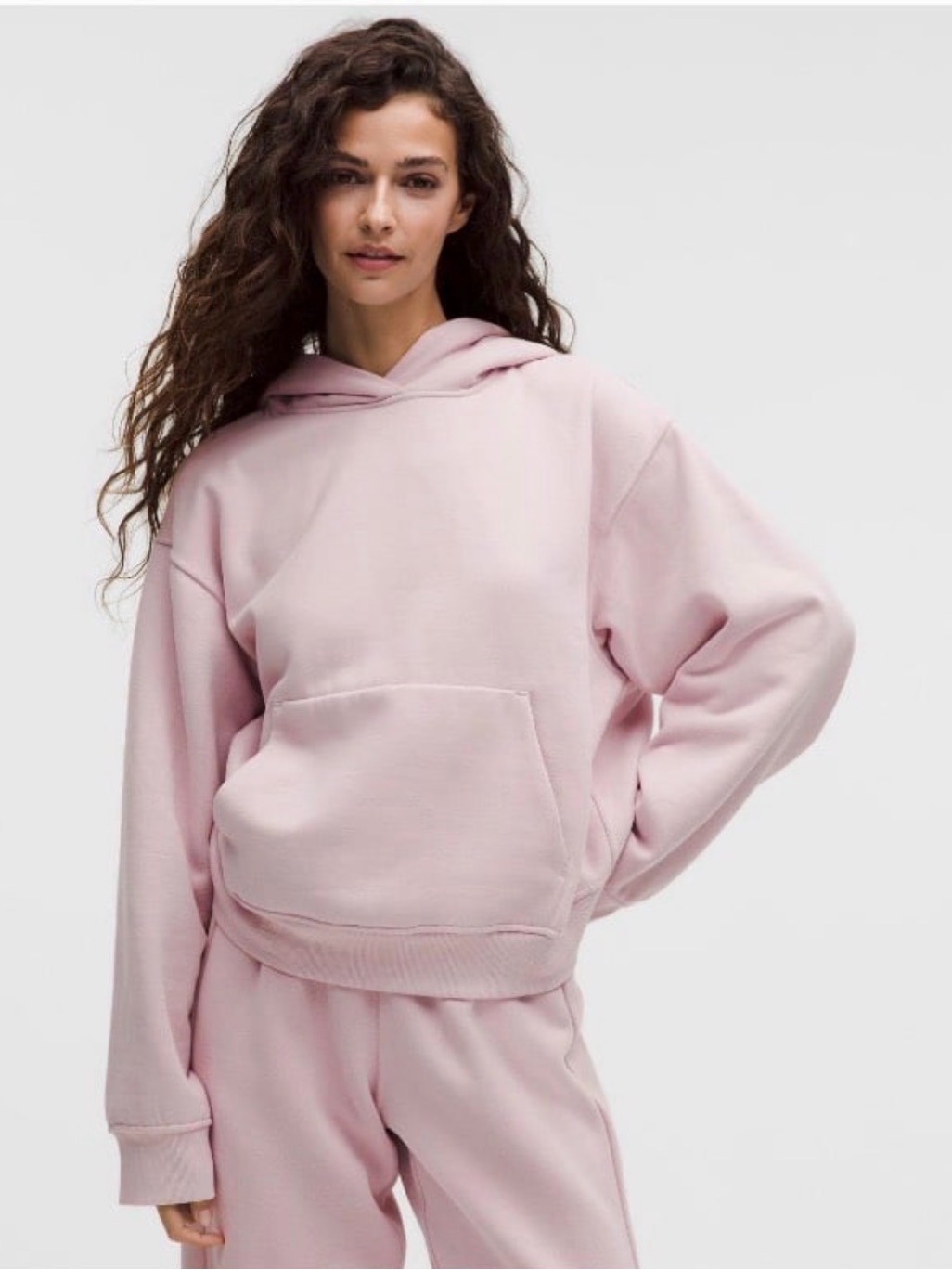 Lululemon Women's Small Pink Steady State Oversized Hoodie